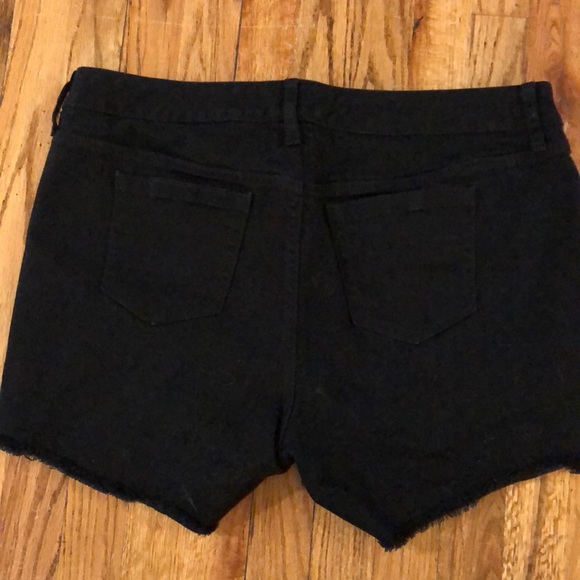 Torrid black cut off raw hem black shorts 14 - Picture 3 of 6